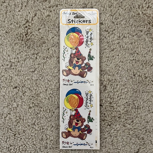 Suzy’s Zoo stickers- Happy Birthday - Picture 1 of 3